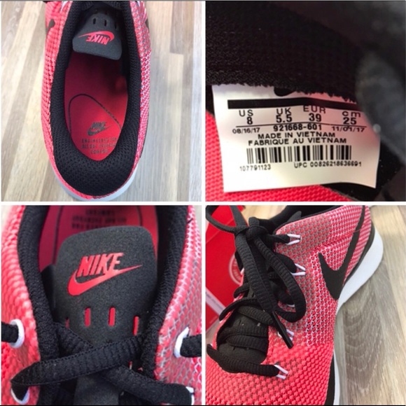 🎁 Santa’s Special 🎄 NWT Nike Tanjun Racer Tropical 🌴 Pink Women Size 7.5 8.5 - Picture 6 of 7